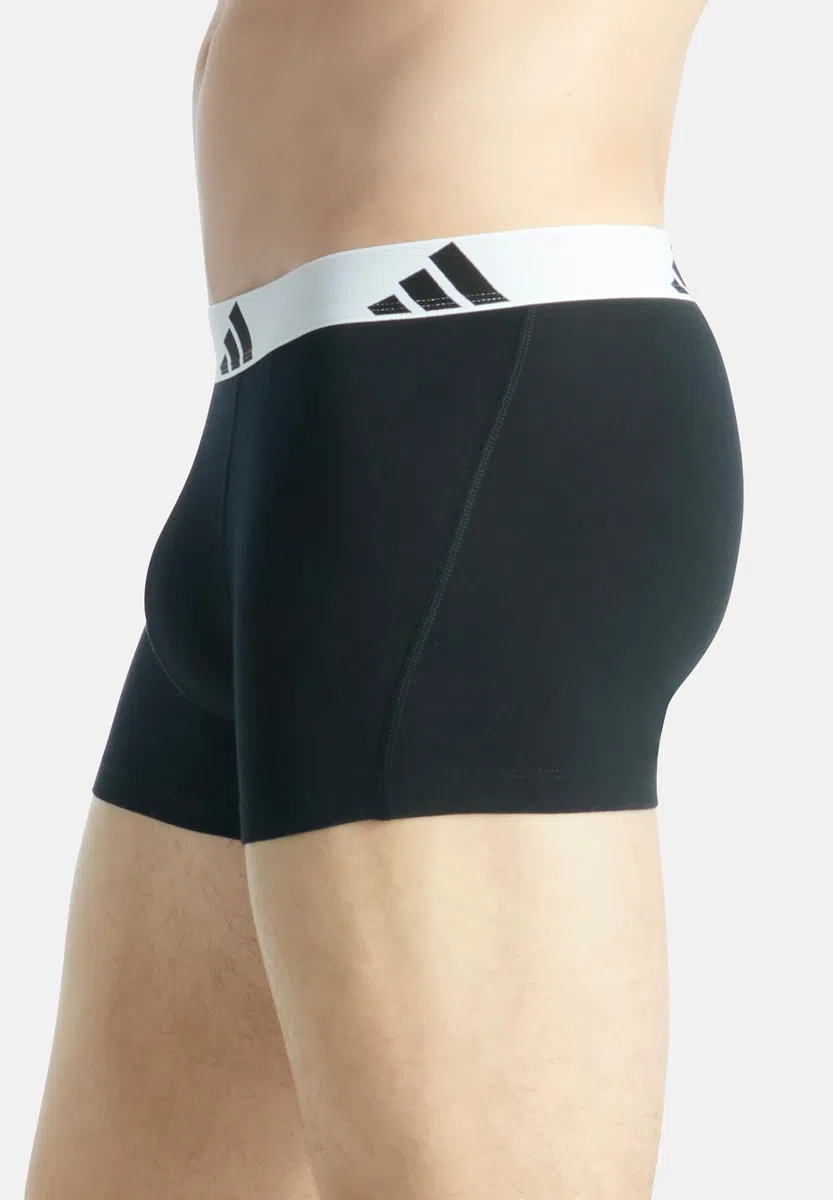 Adidas Microfiber Boxer Briefs Underwear Multipack – Athletic, Moisture Wicking, Stretch Fit & Tagless Discontinued Intimo Uomo (Pacco da 3)