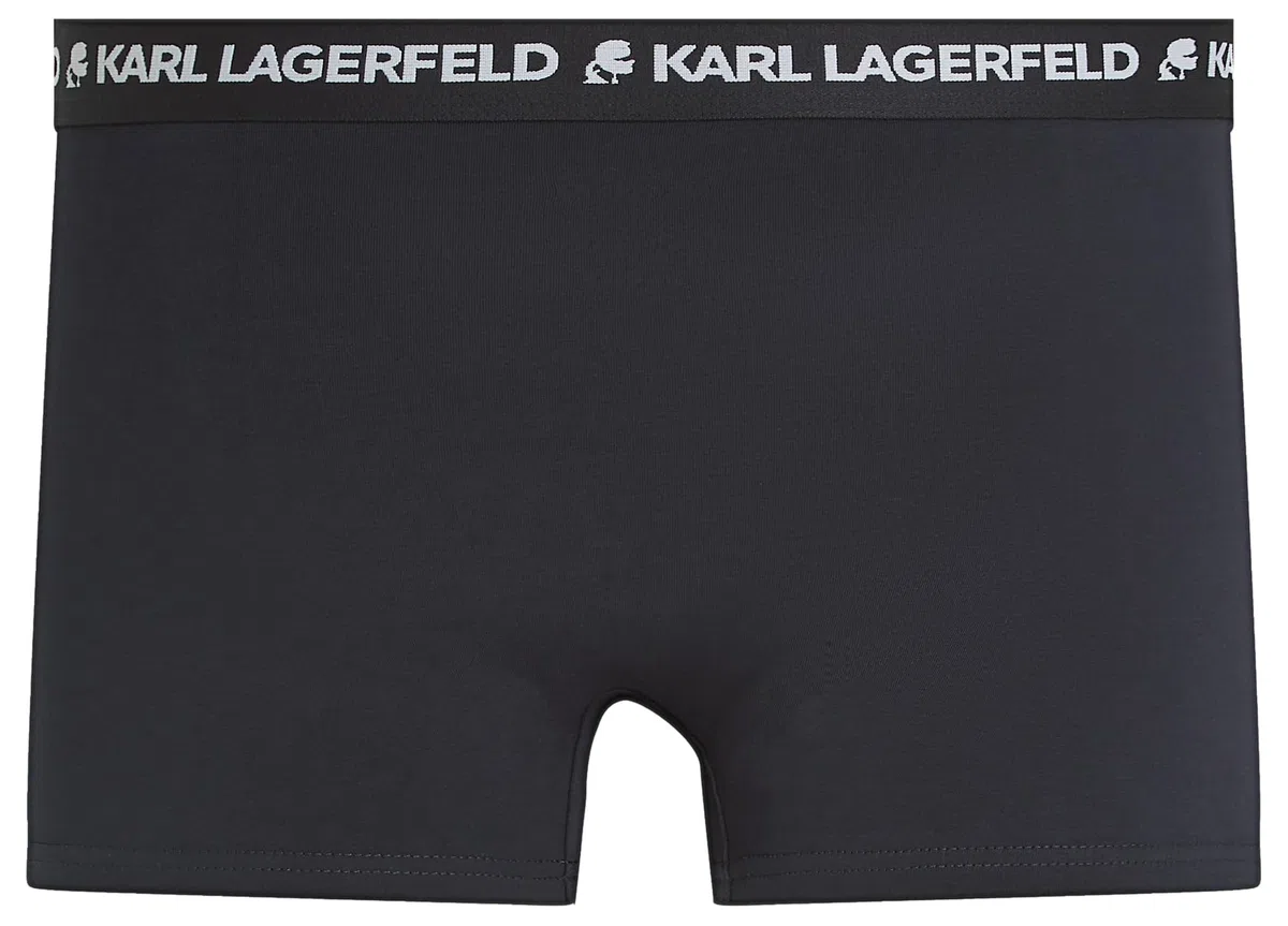 Karl Lagerfeld Karl Lagerfeld, Men's, Logo Trunk Multiband (3 Pack) Trunks Uomo