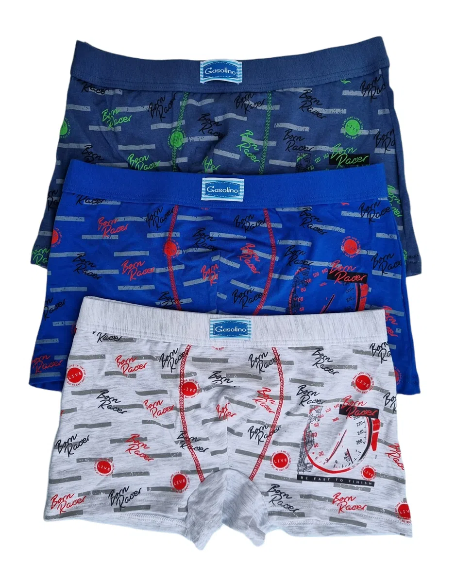 Boxer Set 6 Bambino Ragazzo Cotone