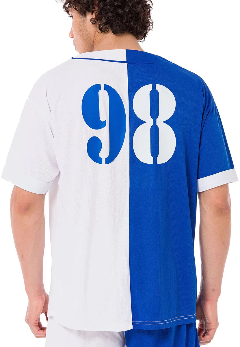 Redbridge Maglietta da baseball a maniche corte traspirante camicia sportiva