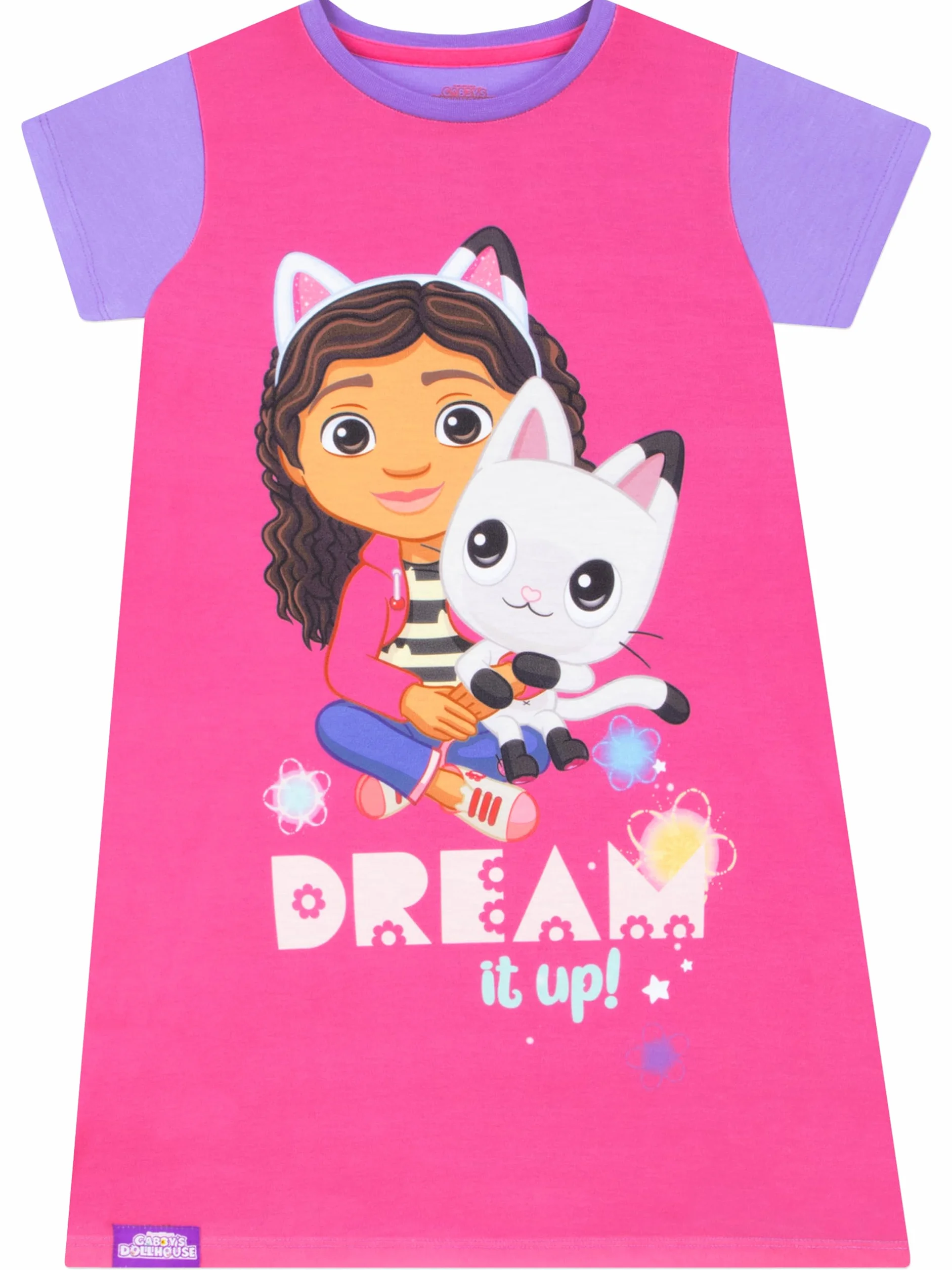 DreamWorks Pigiama per Ragazze Gabbys Dollhouse Rosa 6-7 Anni