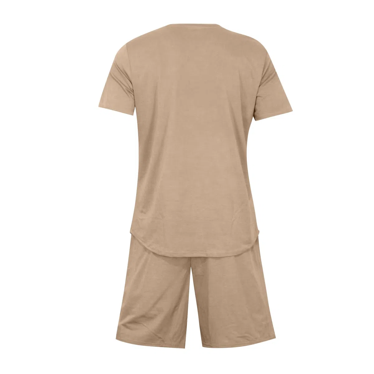 Tuta da jogging da uomo, estiva, 2 pezzi, maglietta e pantaloncini, per il tempo libero, 2 pezzi, casual, slim fit, set corto da uomo
