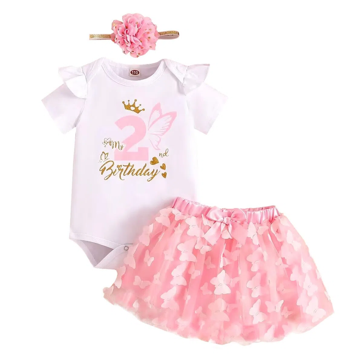 Neonate Il Mio 1° Compleanno Abiti Manica Corta Torta Smash Gonna Paillettes Tutu Abito da Principessa Set di Abbigliamento