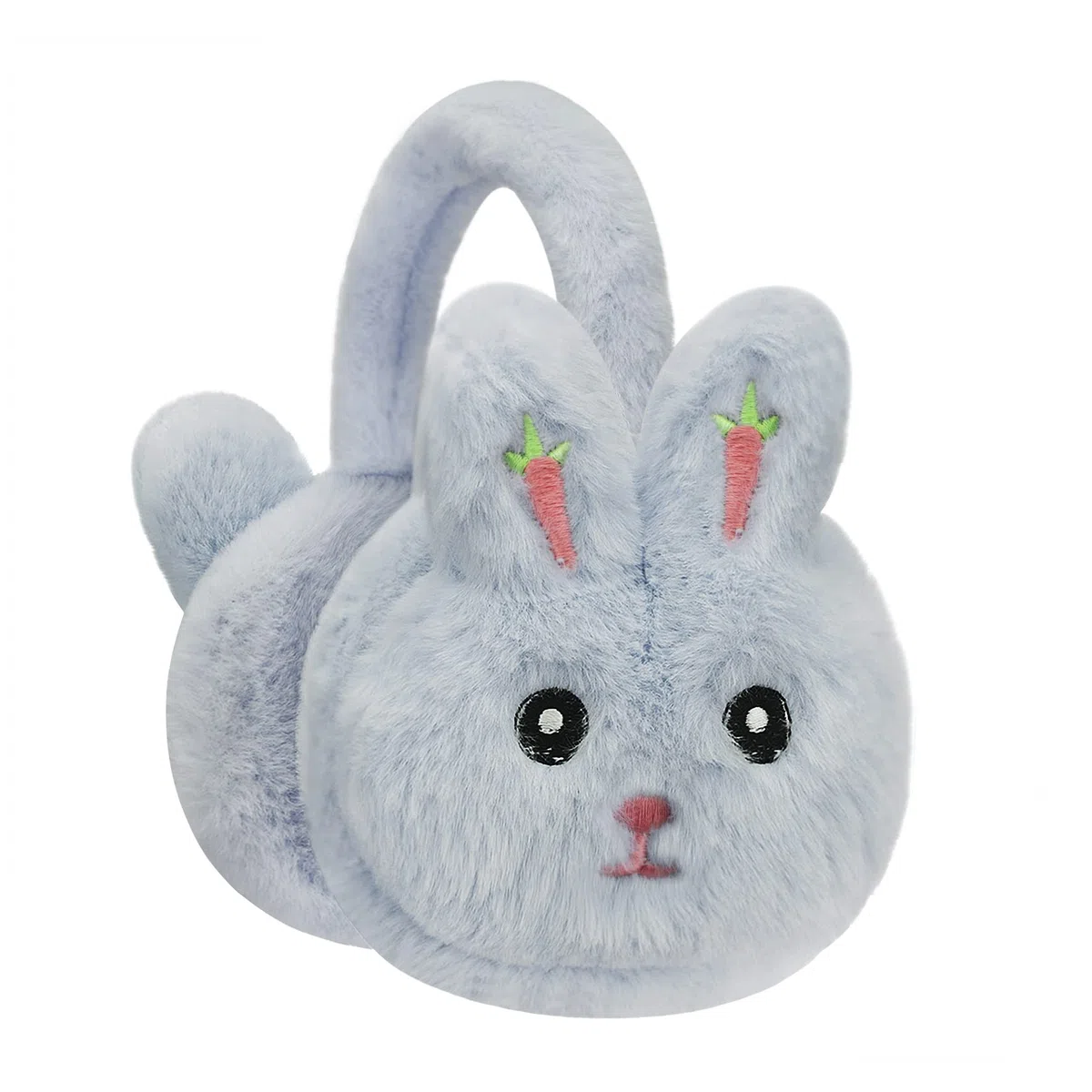 YJZQ Kids' Girls' Lovely Plush Earmuff Thermal Ear Cover With Glittering Rabbit Ears Soft Velvet Ear Muff Warmer Wrap Winter for Children