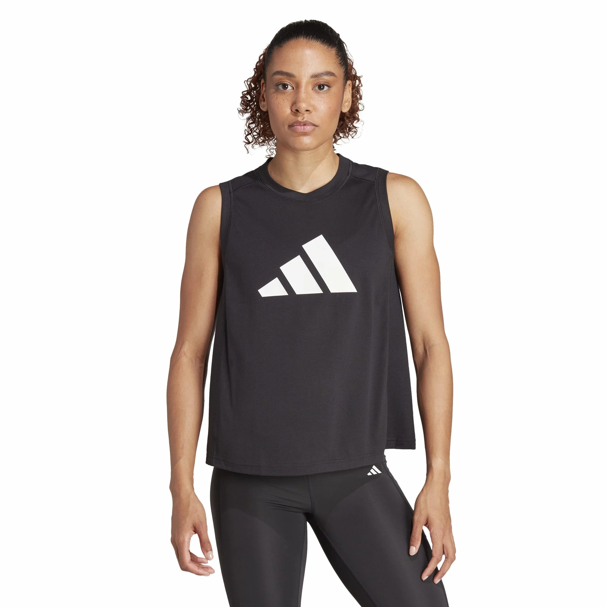 Adidas Train Essentials Big Performance Logo Training Tank Top T-Shirt Donna