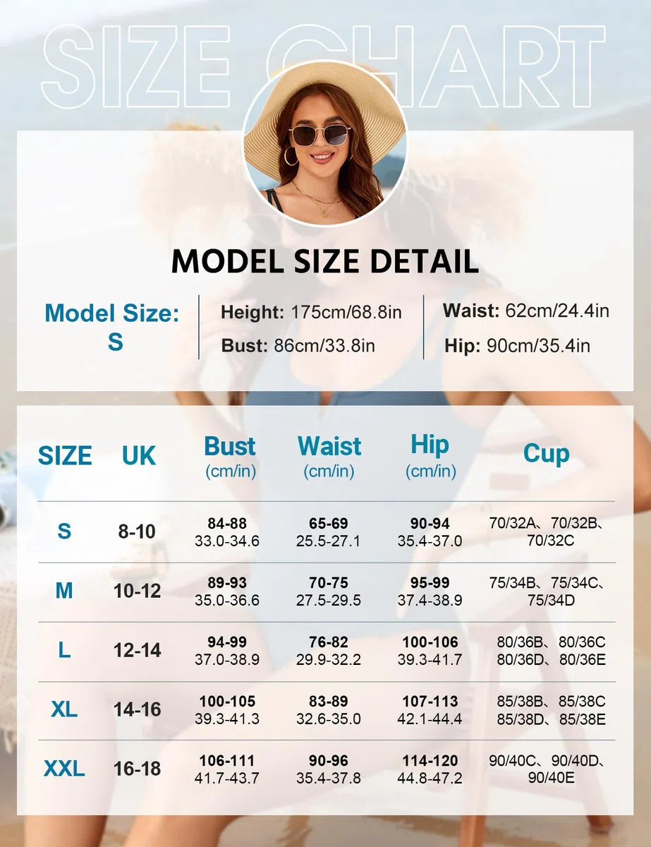 Costume Intero Donna Curvy Contenitivo Pancia Push Up Costumi da Bagno Controllo della Pancia Swimsuit Scollo A V Mare con Doppie Cinghie