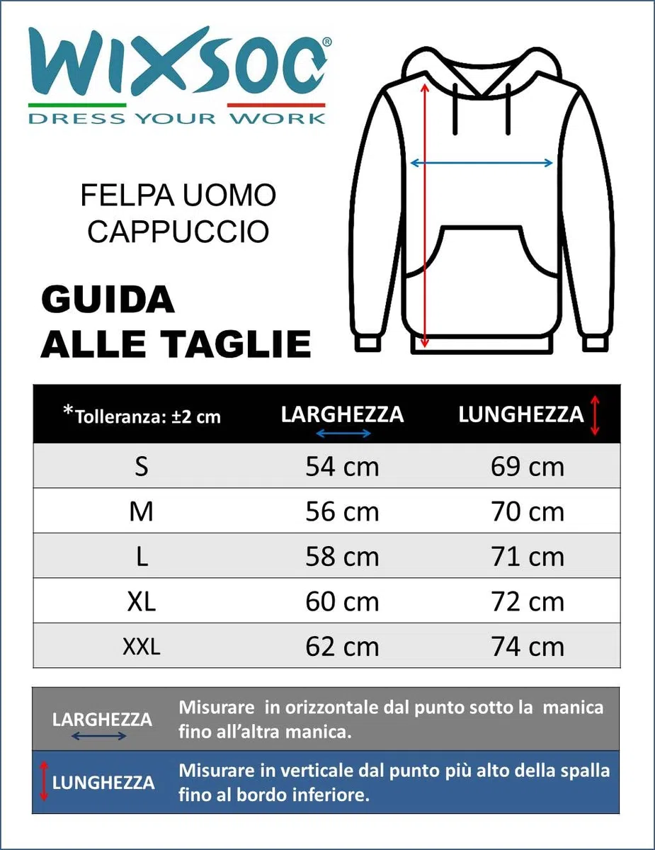 Felpa Salvataggio Lifeguard Cappuccio Premium Uomo