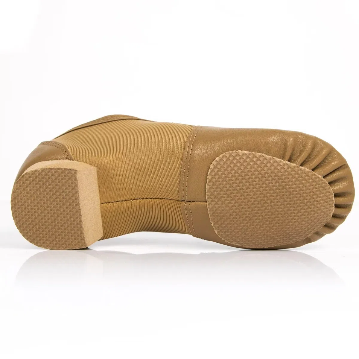 Scarpe da jazz Neo-Flex Slip on in morbida pelle PU, scarpe da ballo moderne con suola divisa per bambini