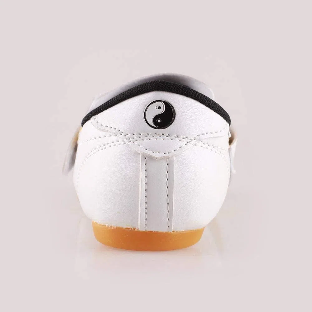 Scarpe Taekwondo Unisex, PU Suola in Pelle Morbida Taekwondo Scarpe per Ginnastica Taichi Boxe Karate Kung Fu