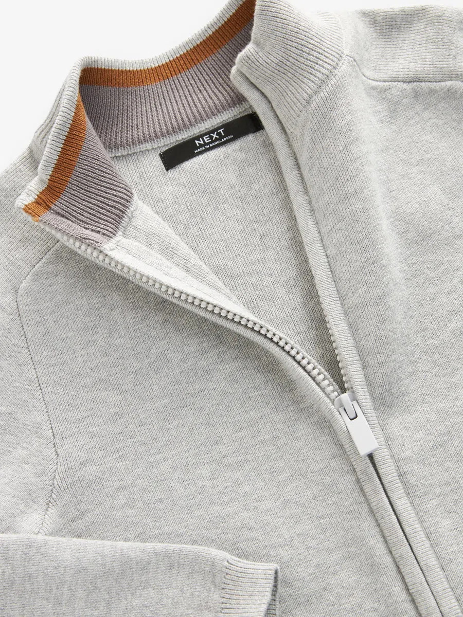 NEXT Ragazzo Cardigan in Maglia con Zip