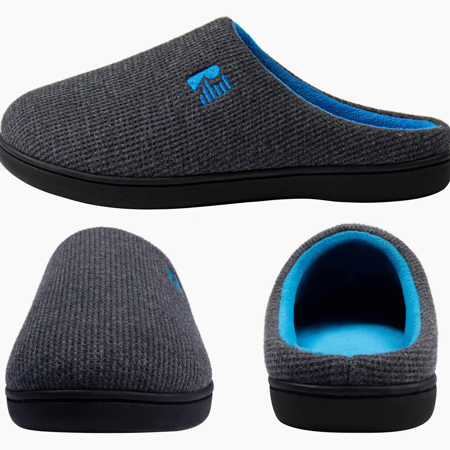 RockDove Bicolore Pantofola da Uomo in Memory Foam