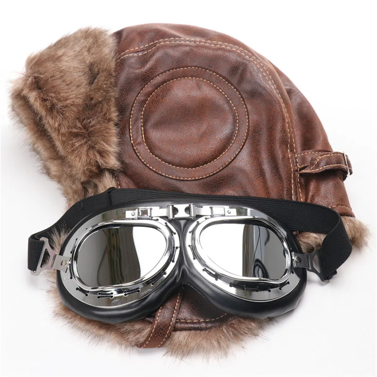 Lifup Inverno Sci Cappello Unisex, Cappello da Aviatore Cappelli con Pelliccia Sintetica, Cappello con Paraorecchie per Sci attività Sportive All'aperto