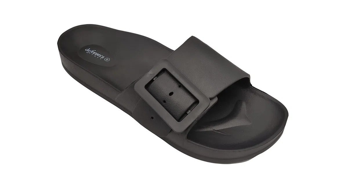DeFonseca Originale Modello Sestrip Ciabatta Pantofola Donna con Fascia Regolabile in Gomma per Casa Giardino Spiaggia Piscina Qualità Marchio Italiano