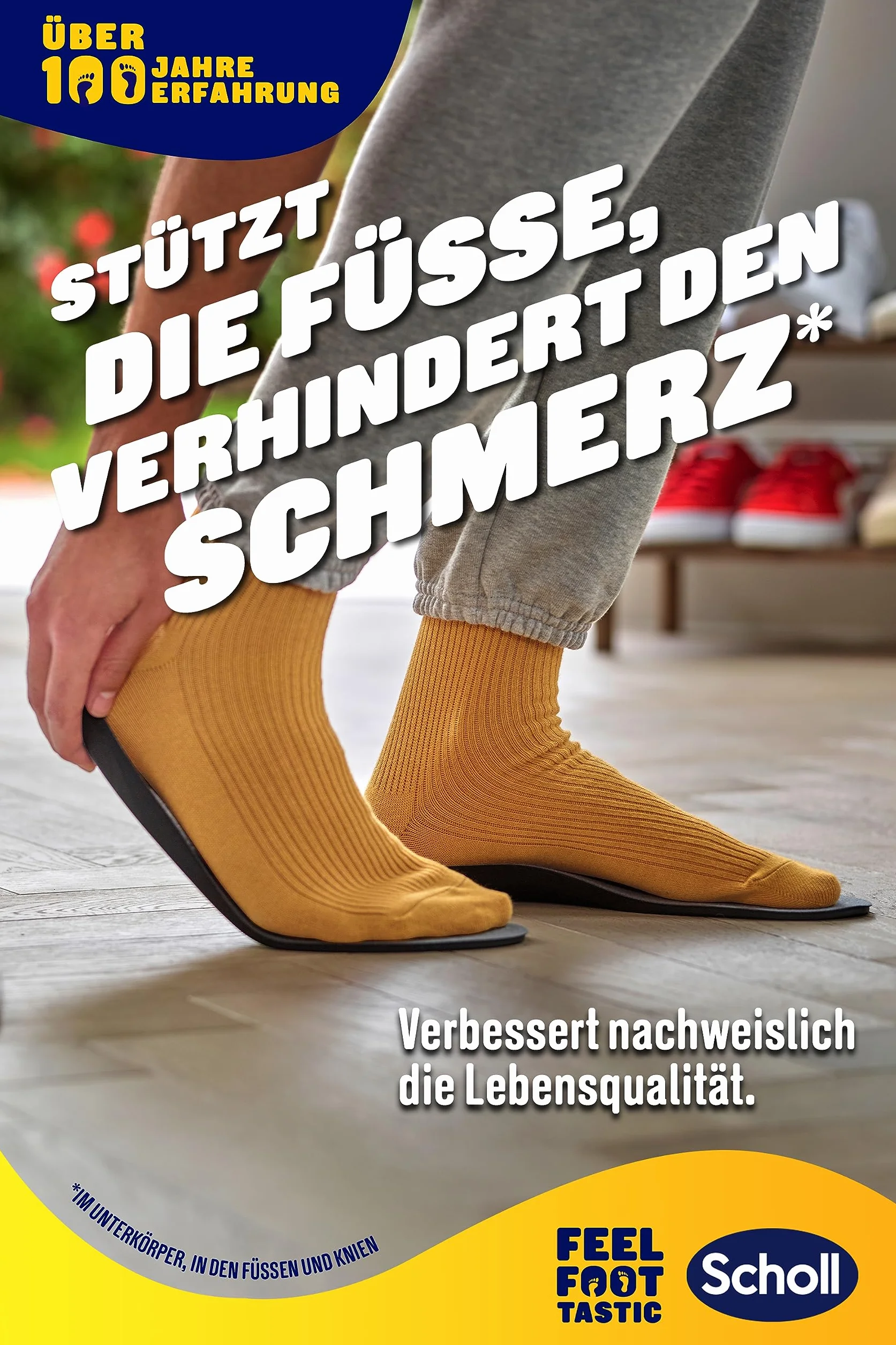 Scholl Solette ortopediche In-Balance per uomo e donna – Solette per tallone e dolore al piede e al tallone, supporto per l'arco plantare per fascite plantare, piedi piatti e iperpronazione, 40-42