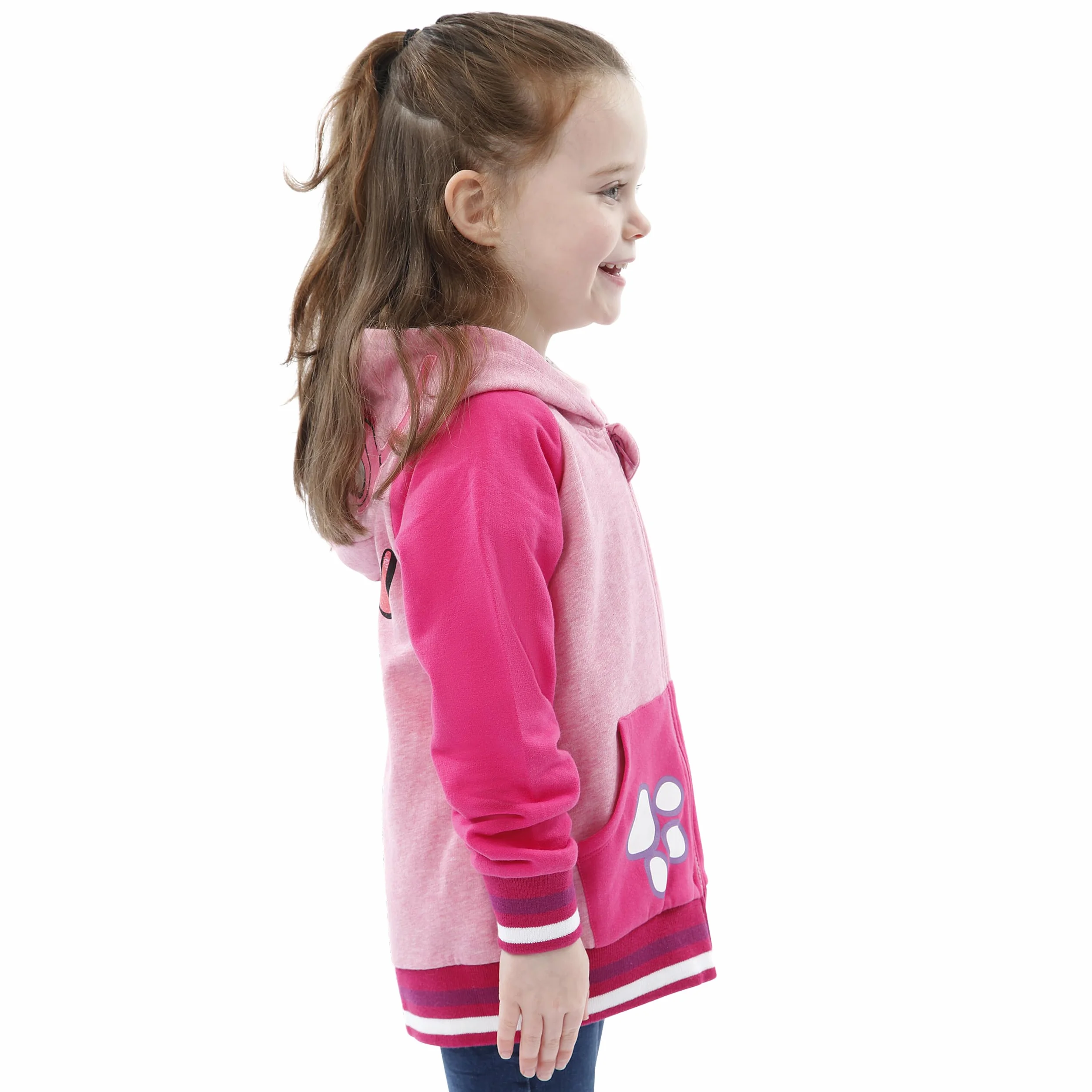 Paw Patrol Felpa Zip Bambina | Felpe Ragazza Skye | Felpe con Cappuccio Glitter