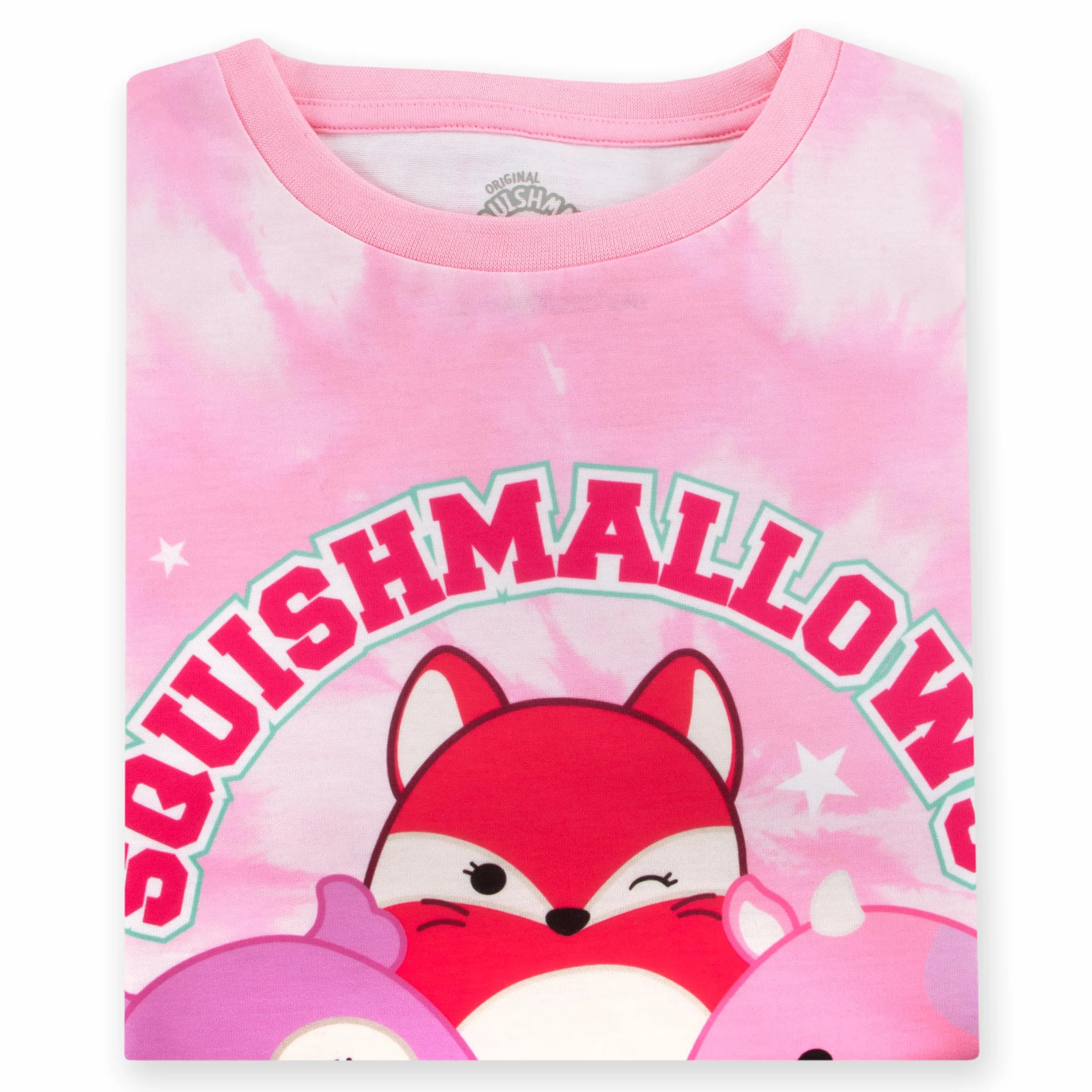 Squishmallows Camicia da Notte, Camicia da Notte Bambina, Pigiama Bambina Tye-Dye