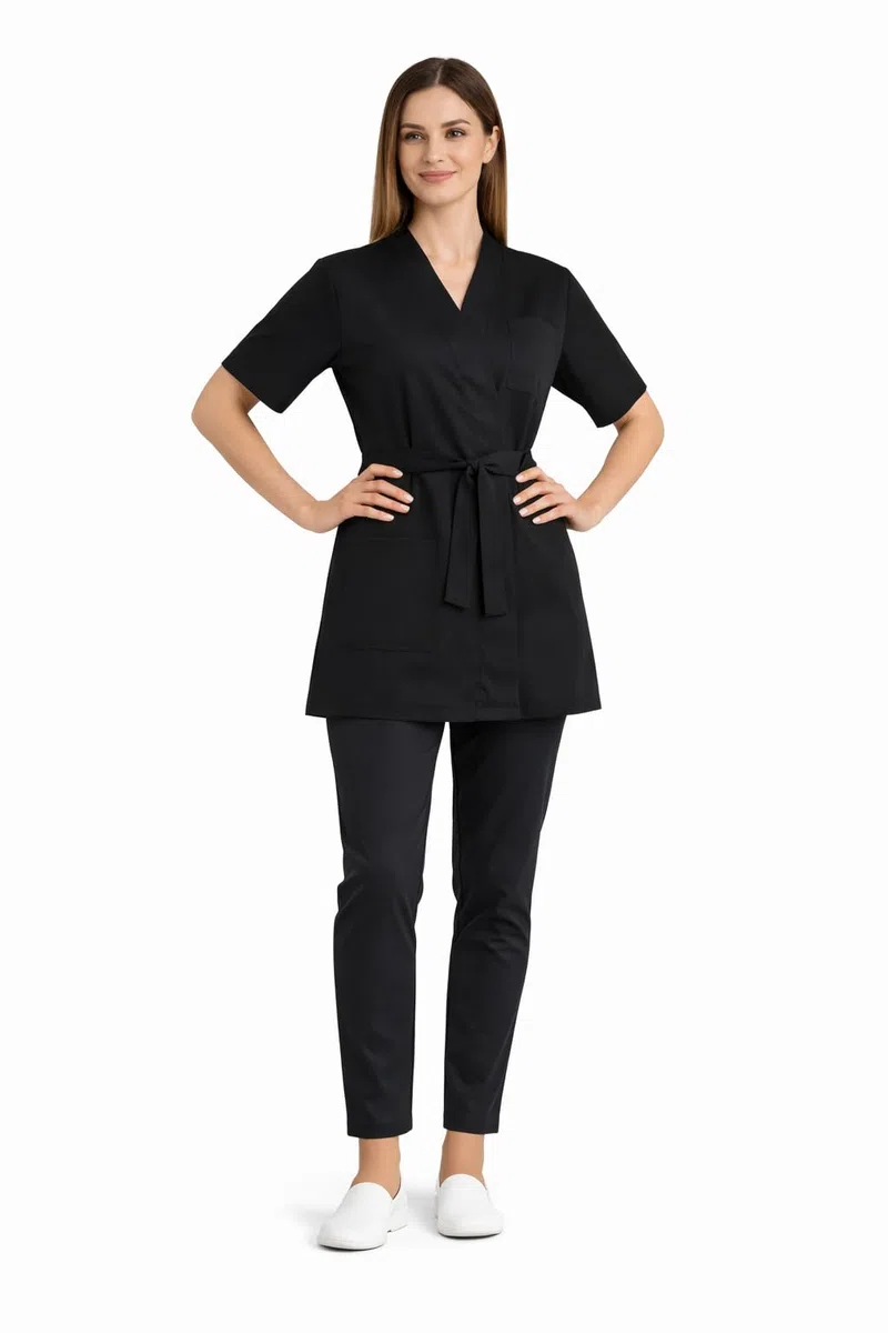 IALSPCOMPB COMPLETO KIMONO E PANTALONE PER ESTETISTA E PARRUCCHIERE