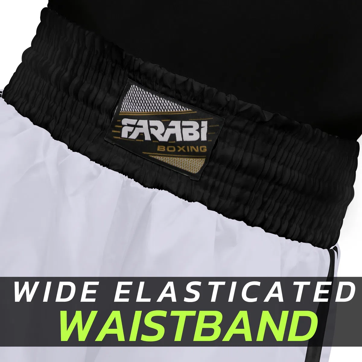 Farabi Sports Pantaloncini da Boxe PRO per Allenamento Boxe Punching Sparring Fitness Gym MMA Muay Thai Pantaloncini Kick Boxing