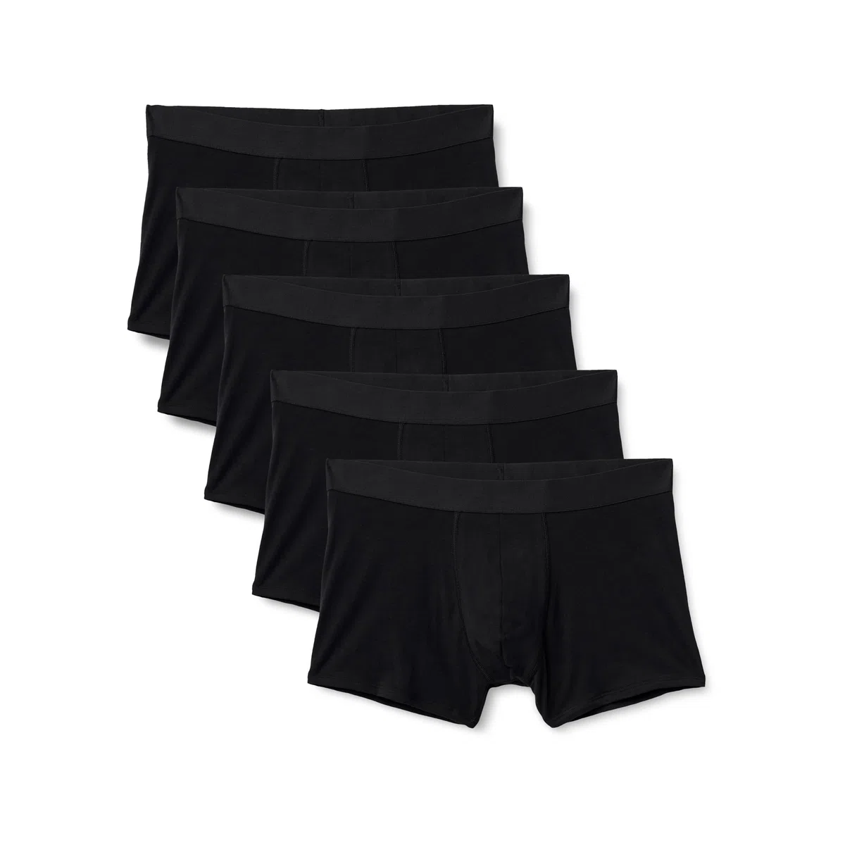 Amazon Essentials Boxer in Jersey di Cotone, Biancheria Intima Uomo, Pacco da 5