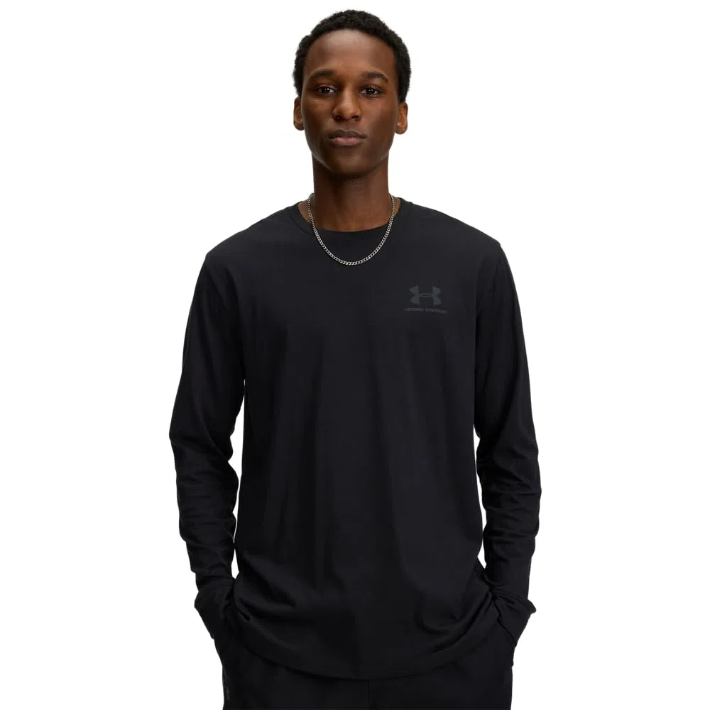 Under Armour Sportstyle Left Chest Long-Sleeve T-Shirt Felpa Girocollo Uomo