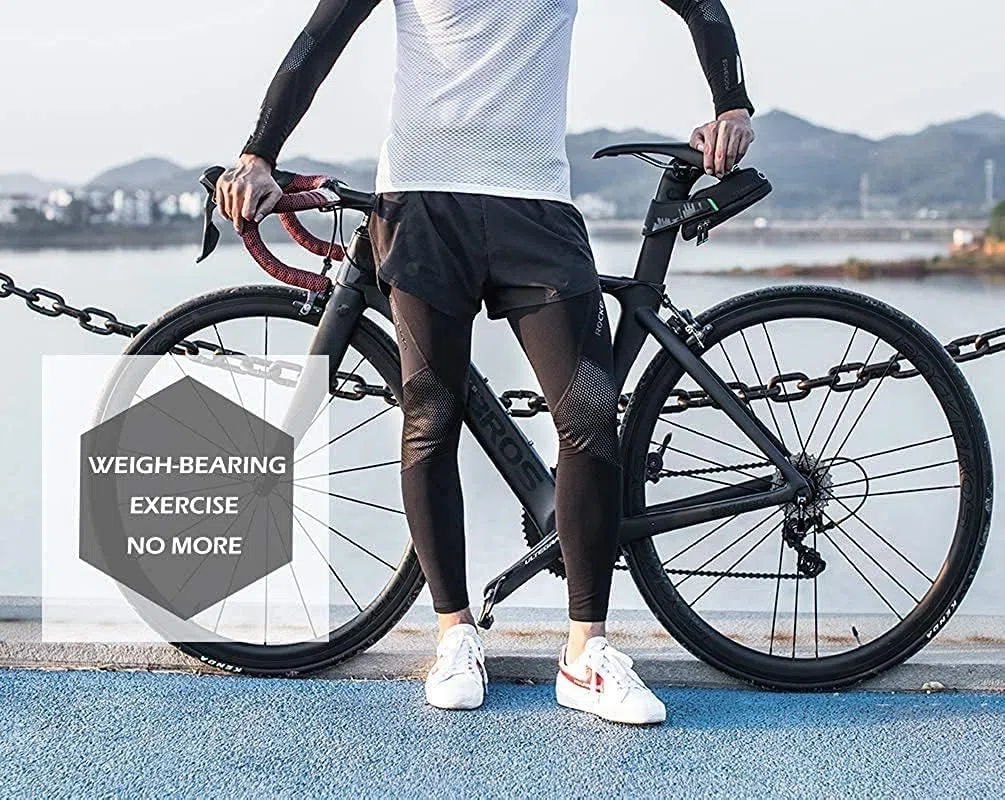 ROCKBROS Manicotti Set, Manicotti per Braccia Gambe Invernali, Protezione Termici Maniche, Scaldamuscoli Termici Antivento per Corsa Ciclismo Sport, Elastici Trapiranti Riflettenti, Uomo Donna Unisex
