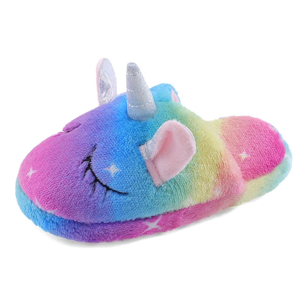 MASOCIO Pantofole per Bambini Peluche Carino Scarpe Bimba Ciabatte da Casa Antiscivolo