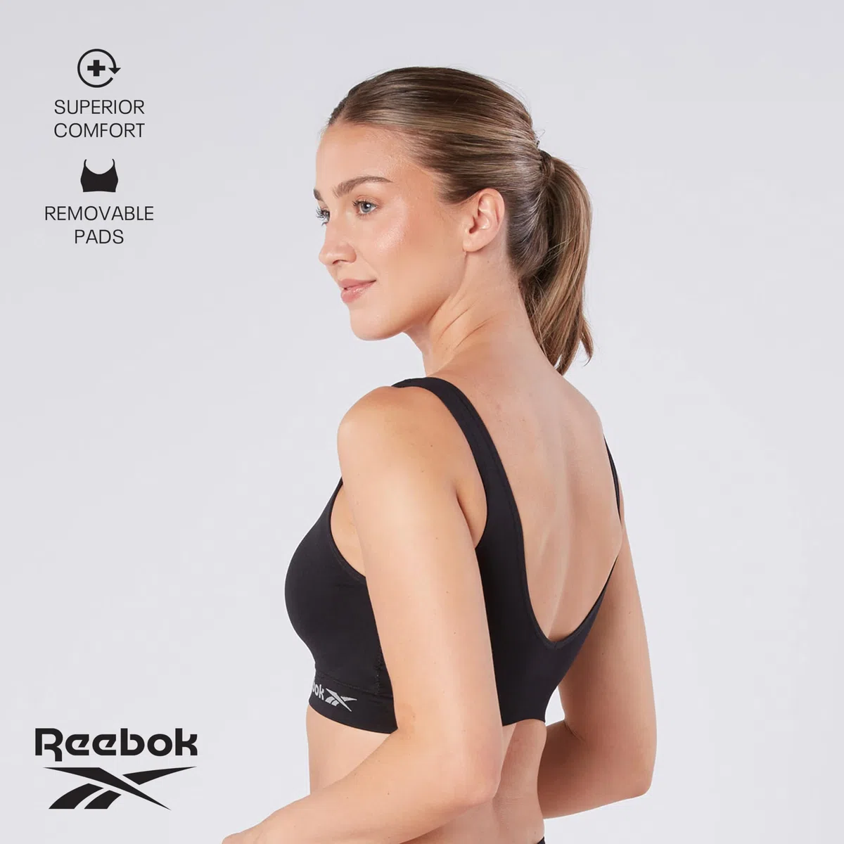 Top Corto Senza Cuciture Reebok da Donna Kira
