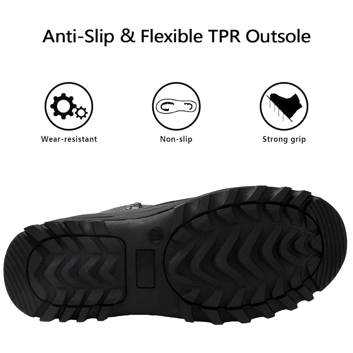 riemot Stivali Uomo Donna Invernali Scarpe Neve Stivaletti Foder Antiscivolo Caldo Imbottiti Trekking Boots EU 37-47