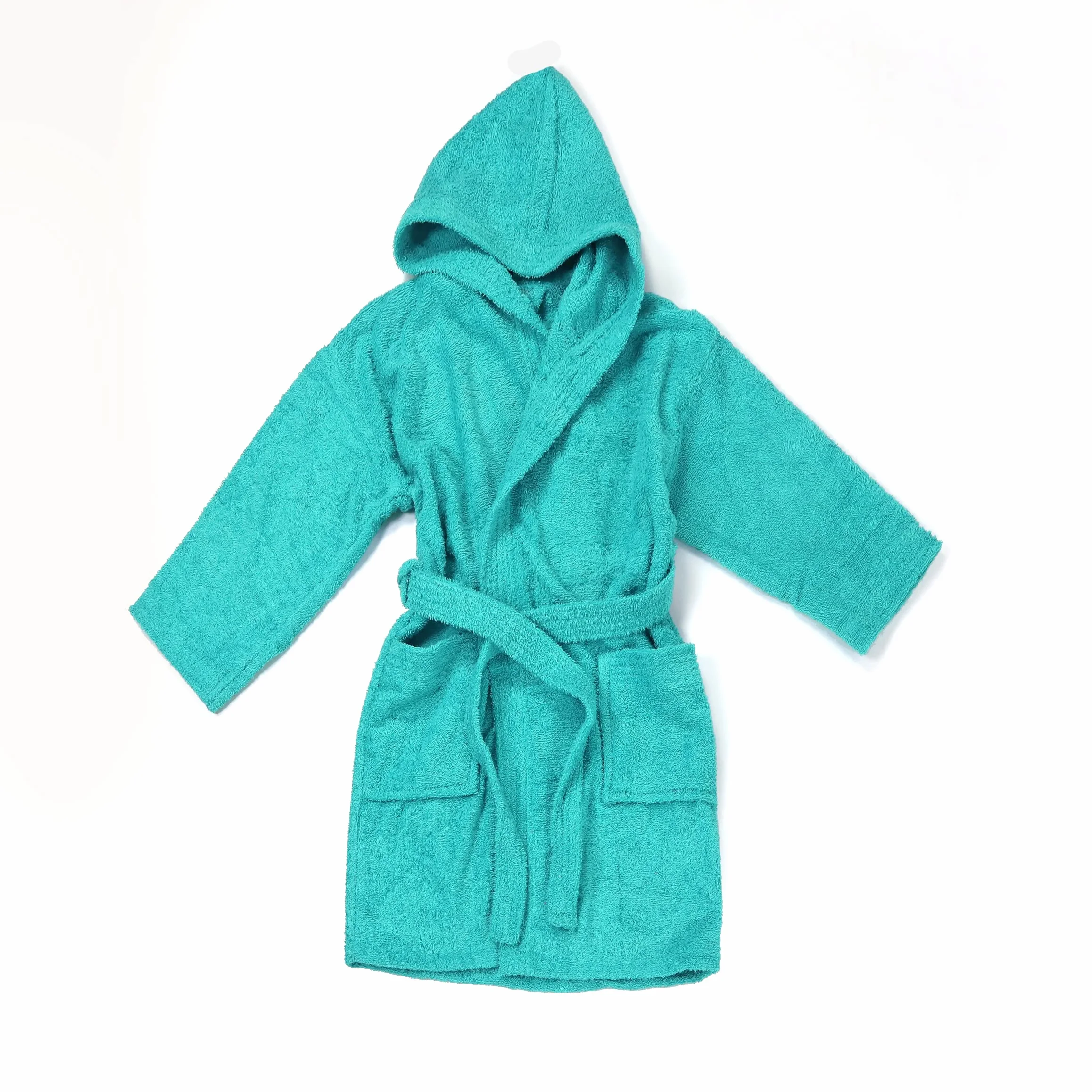 LEBENGOOD Accappatoio per Bambino e Bambina : Ragazzo e Ragazza, Unisex - 100% Cotone OEKO-TEX® Accappatoio Spugna- 2 Tasche, Cintura, Cappuccio
