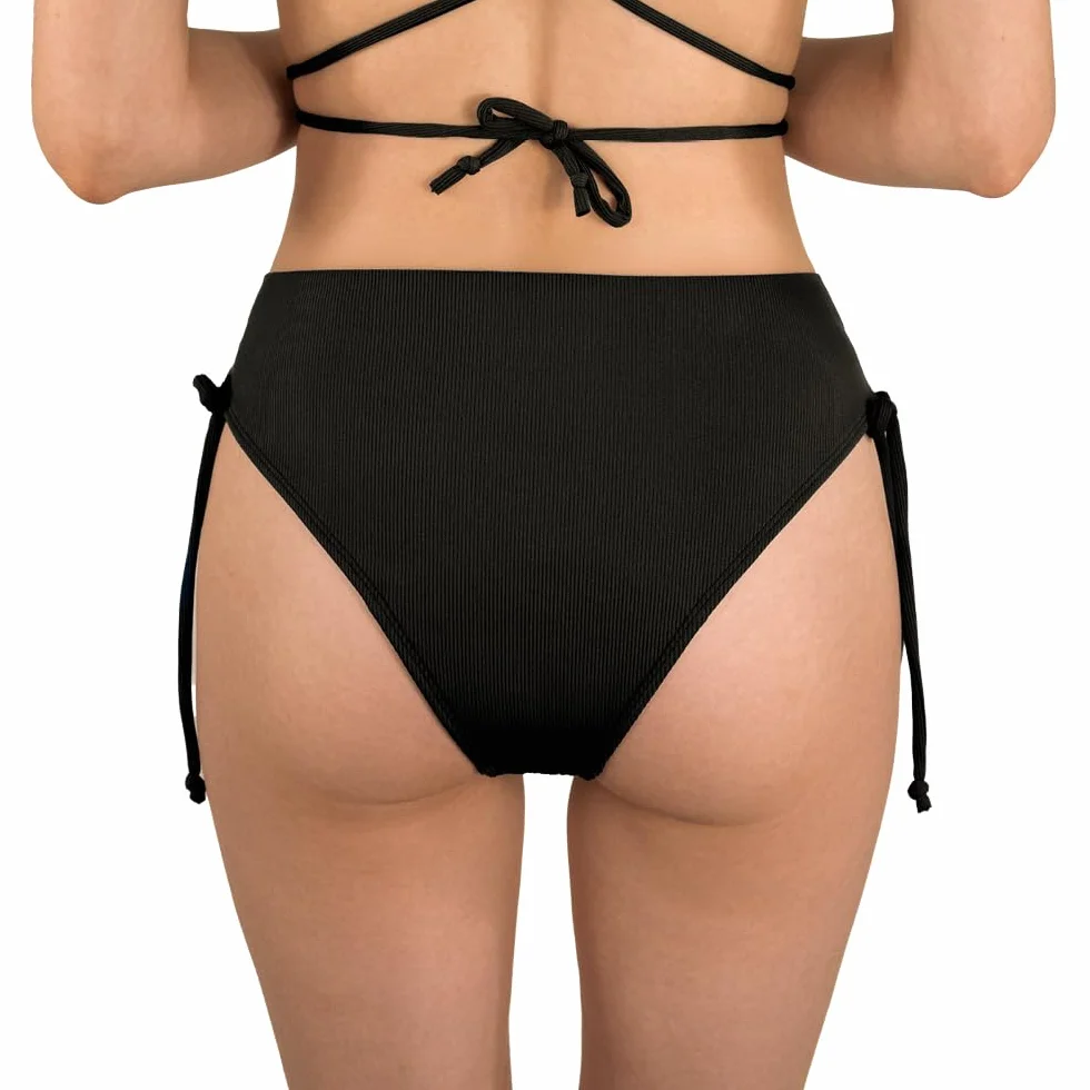 MYLILY | Slip mestruali Donna Costume | Costume da Bagno mestruale a Coste | Costume Ciclo mestruale Donna con Allacciatura | Costumi assorbenti per Ciclo