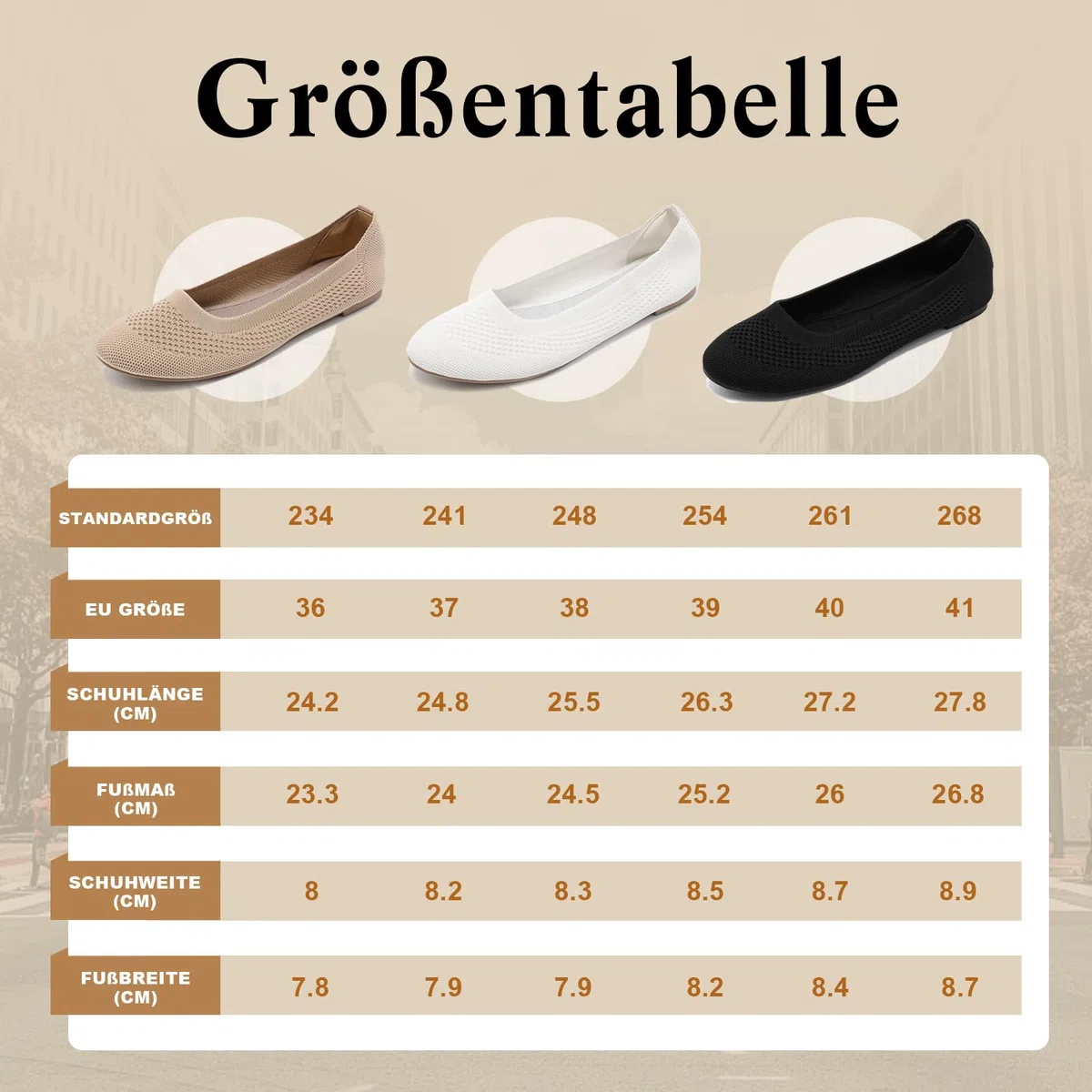 Ballerine Donna Piatte Basse Scarpe Comode con Punta Rotonda Eleganti Ballerines per Maglia Comode Ballerine Slip-on Scarpe