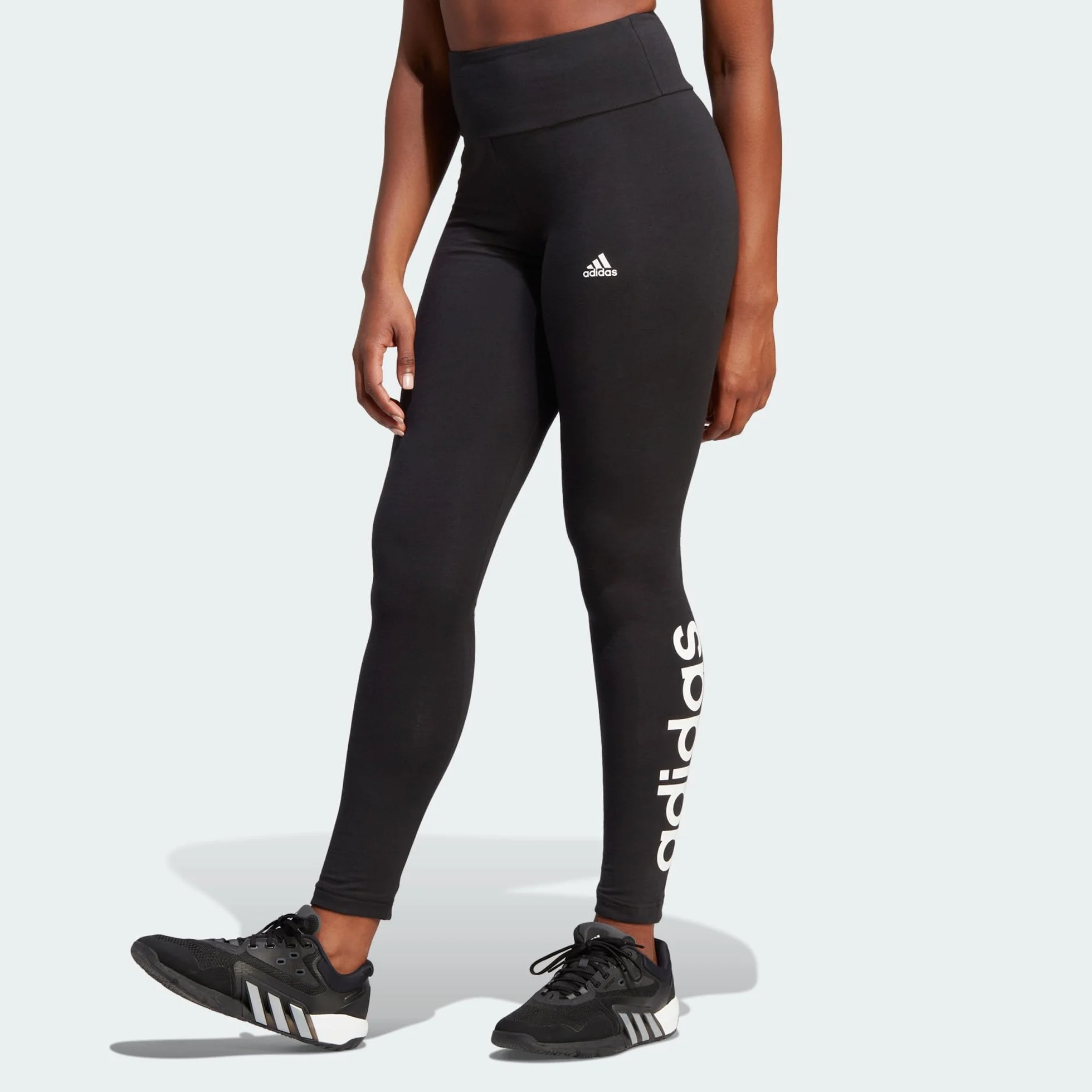 Adidas - Loungewear Essentials High-Waisted Logo Leggings, Leggings Donna