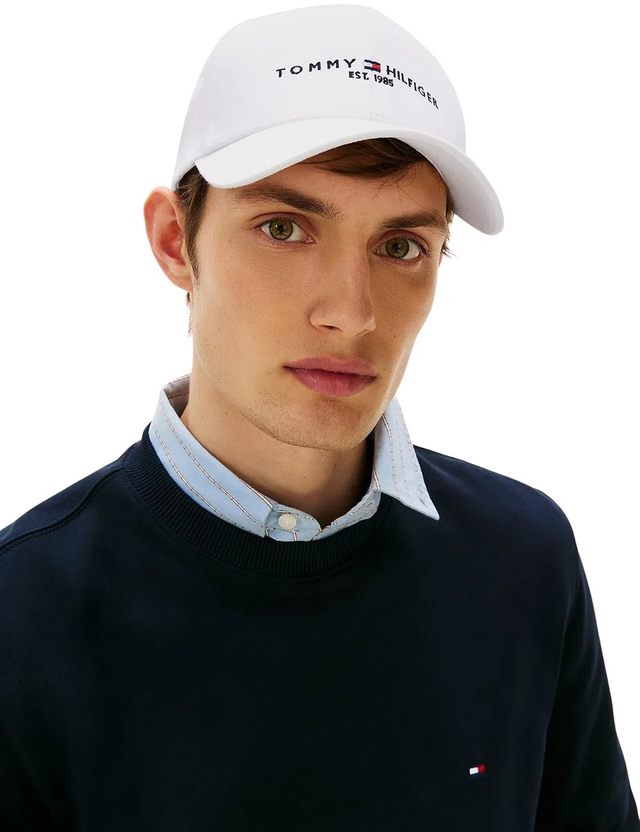 Tommy Hilfiger Uomo Cappellino TH Established Cappellino da Baseball