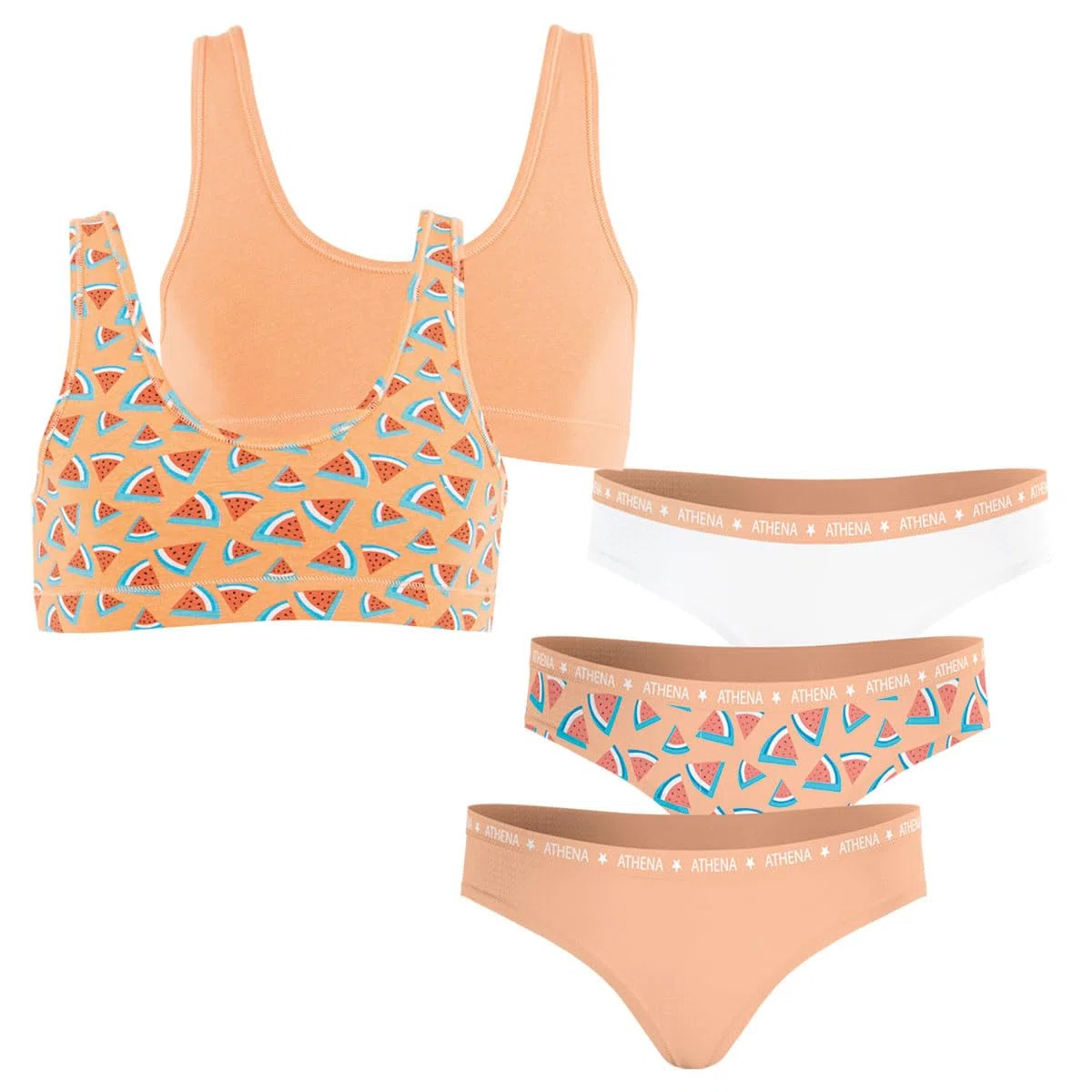 ATHENA Girl Mode Set di Biancheria Intima Bambine e Ragazze