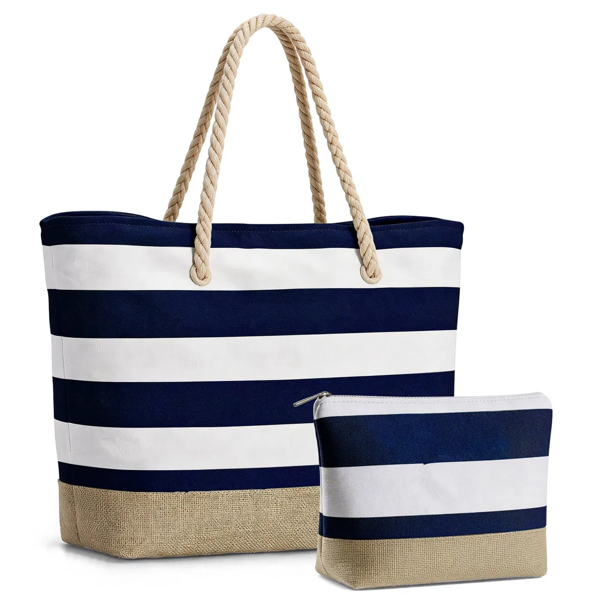 GEEKEO Borsa da spiaggia, grande borsa da spiaggia da donna, impermeabile e resistente alla sabbia, con chiusura lampo, borsa da spiaggia per la famiglia, borsa per la spesa per donne, spiaggia
