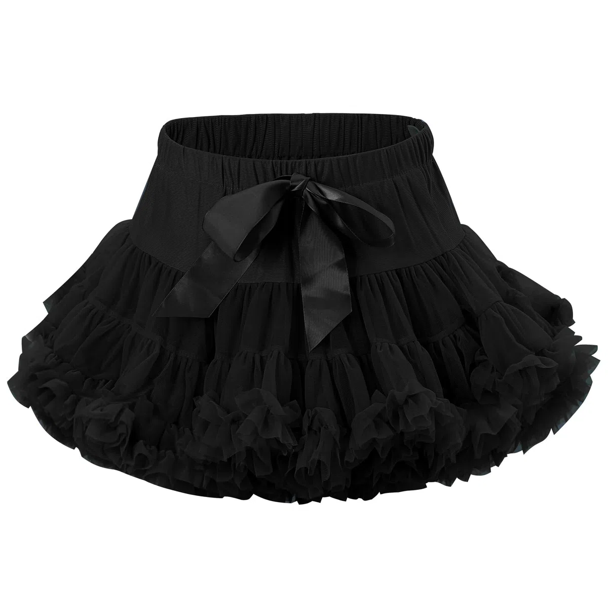 LACOFIA Gonna Tulle Bambina Gonna tutù per Bambine e Ragazze a Strati con Volant Gonne da Principessa a Vita Elastica Mini Gonna Bolla per Feste Danza (0-10 Anni)