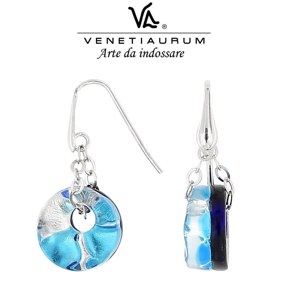 Venetiaurum - Offerta Orecchini da Donna con Perle Polo in Vetro Originale di Murano e Argento 925 - Gioiello Made in Italy Certificato