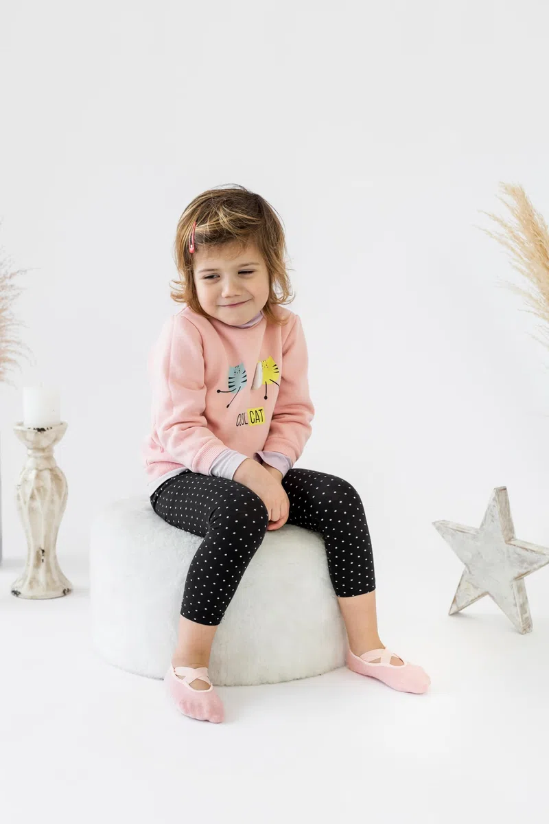 Melankoli Calzini antiscivolo per bambine, 6-8 anni, per pilates, yoga, danza, balletto