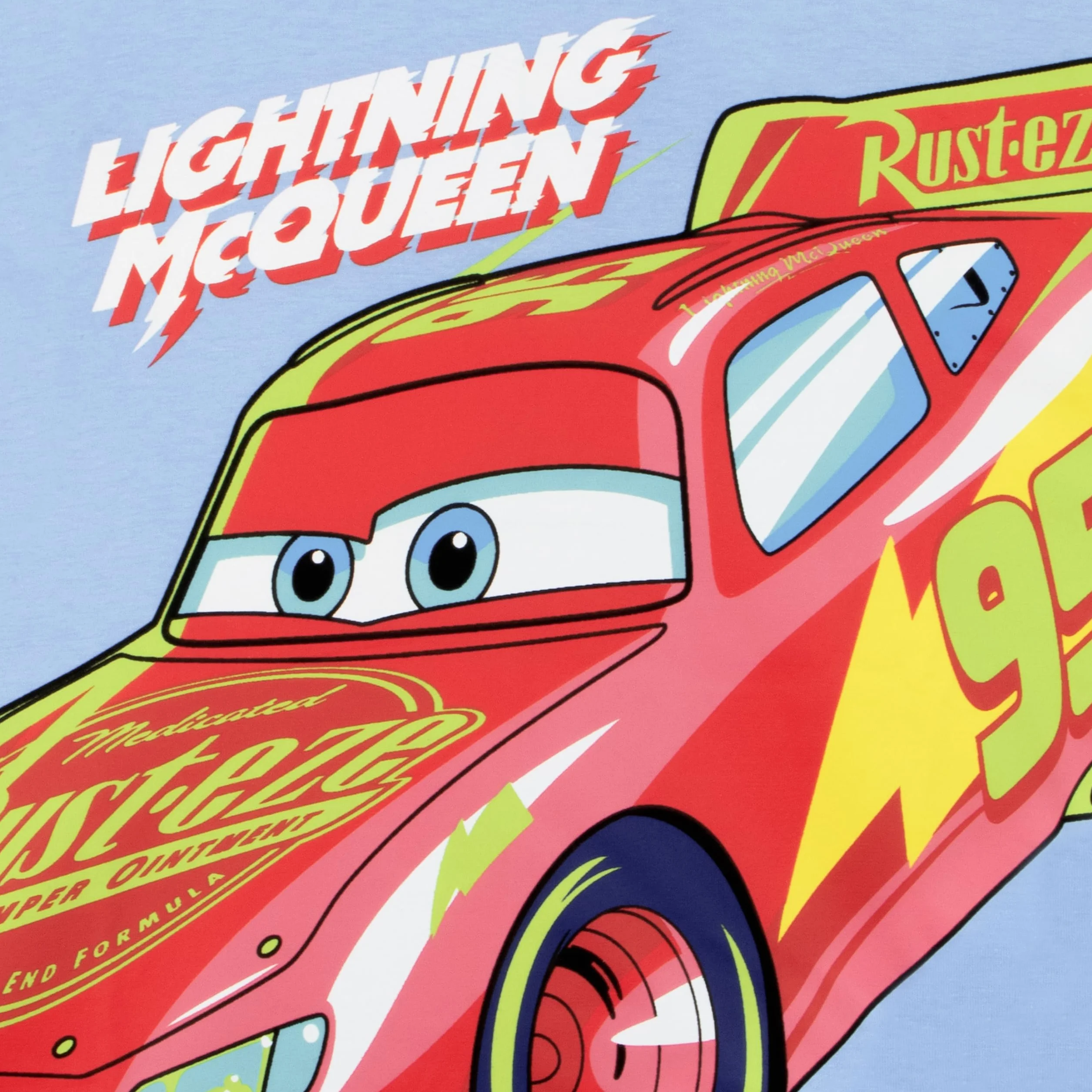 Disney Cars T-Shirt per Bambini, Abbigliamento Lightning McQueen per Bambini