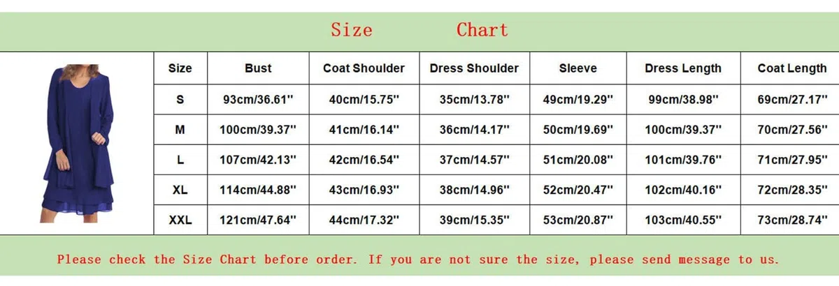 Cocila Boho Chic Dresses Maniche Lunghe da Donna in Chiffon con Cuciture nel Lungo Abito a Due Pezzi Abito Battesimo Maniche Lunghe