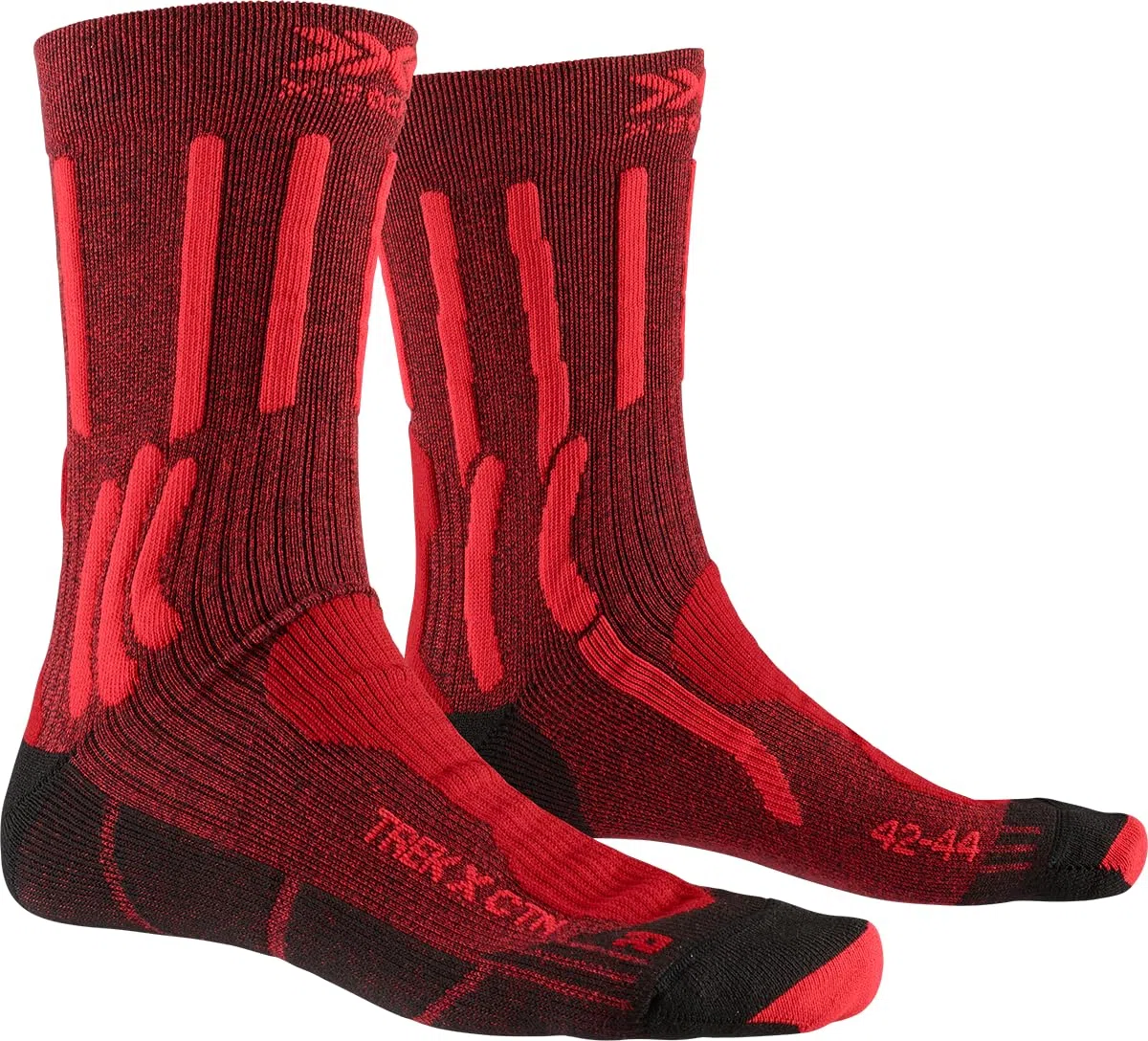 X-Socks X-Bionic 4.0 TREK X CTN Calze da trekking da Uomo - Comfort e durata migliorati con tecnologie brevettate per le avventure di trekking ed escursionismo - Verde/Blu, 39-41