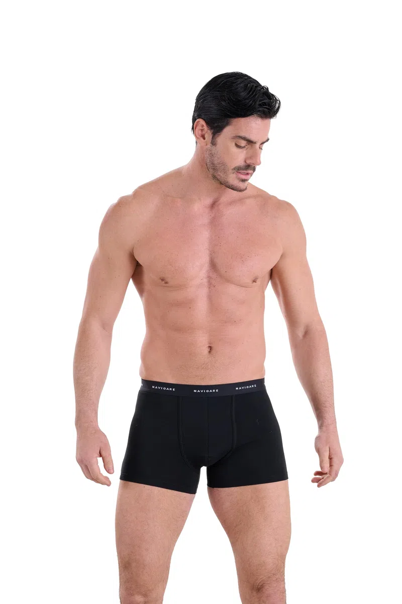 Navigare Boxer Uomo – Pack da 6 – Jersey Cotone Elasticizzato – Nuova Collezione 2025 – Bianco/Nero/Assortiti Boxer Uomo (Pacco da 6)