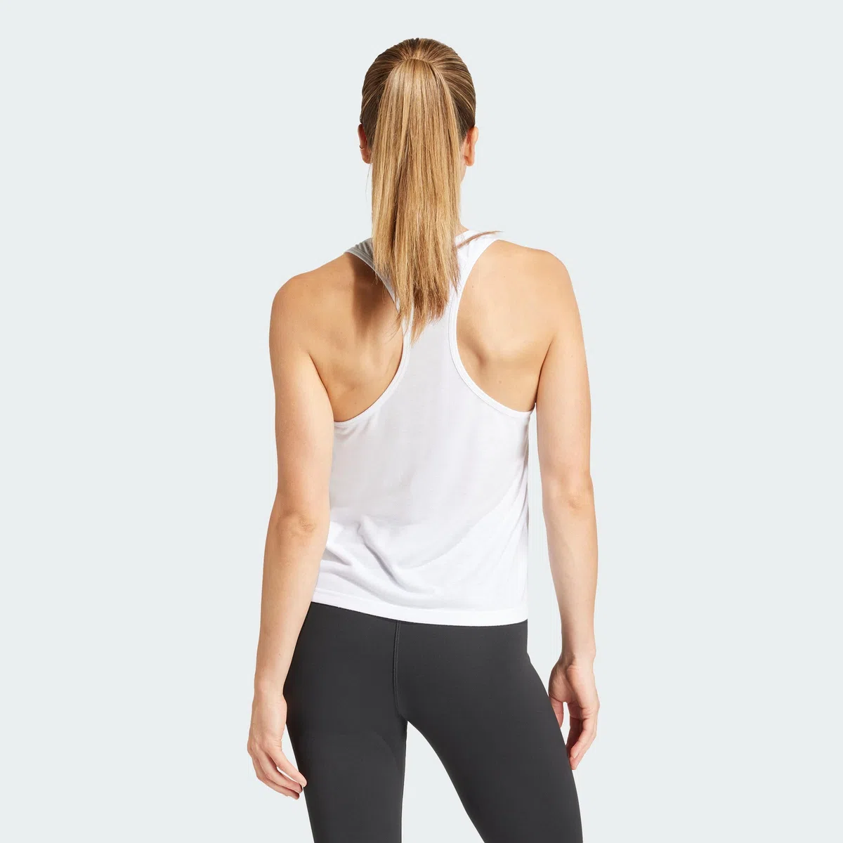 Adidas Train Essentials Minimal Branding Racerback Tank Top Canotta Donna