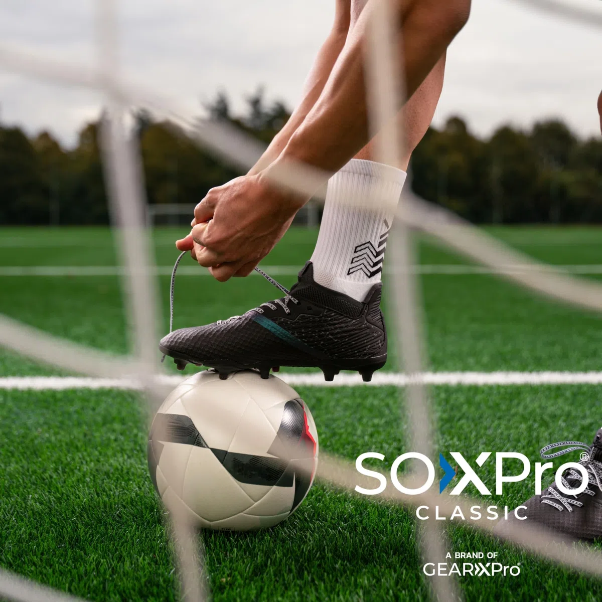 SOXPro Classic - Calze Antiscivolo Calcio - GRIP in Silicone - Uomo, Donna - Anti-vescica, Traspiranti e Professionali - Sport, Running, Padel, Tennis