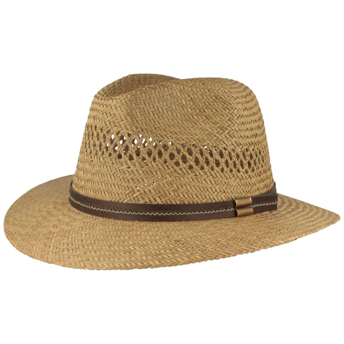 Breiter Cappello da Sole in Paglia Cappello Estivo Intrecciato a Mano, 100% Paglia – Bogart Leggero, Flessibile, Delicato sulla Pelle e Comodo – Colore Naturale