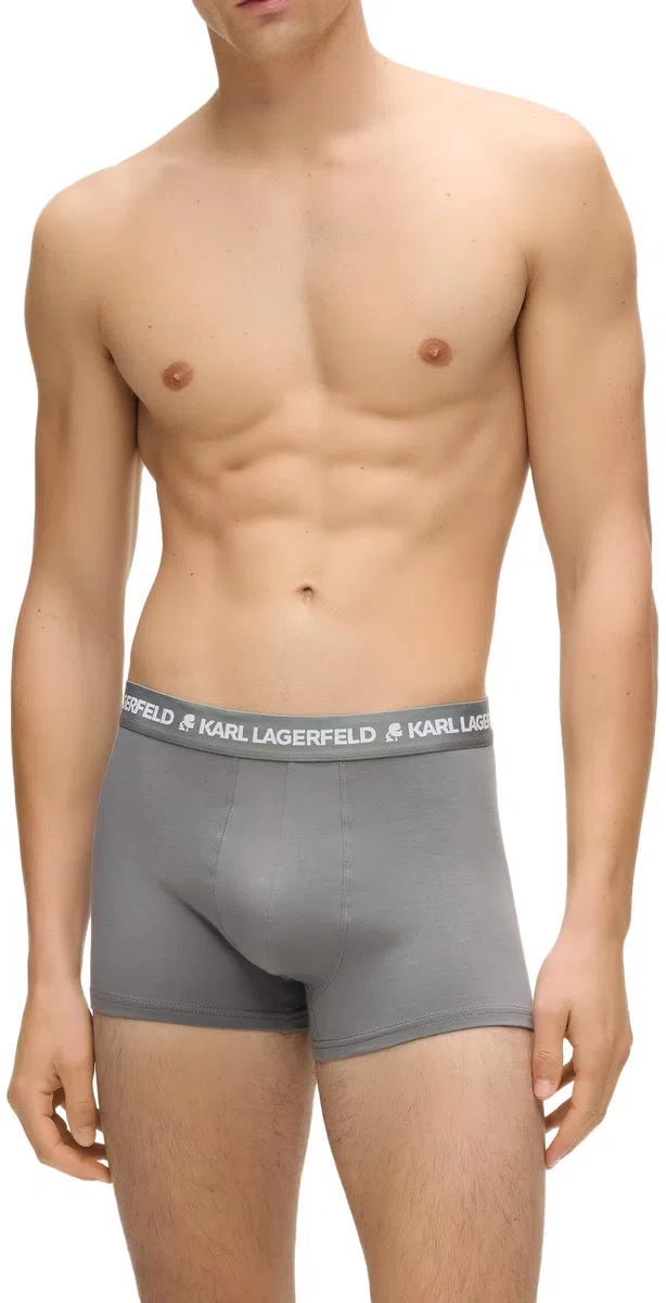 Karl Lagerfeld Karl Lagerfeld, Men's, Logo Trunk Multiband (3 Pack) Trunks Uomo