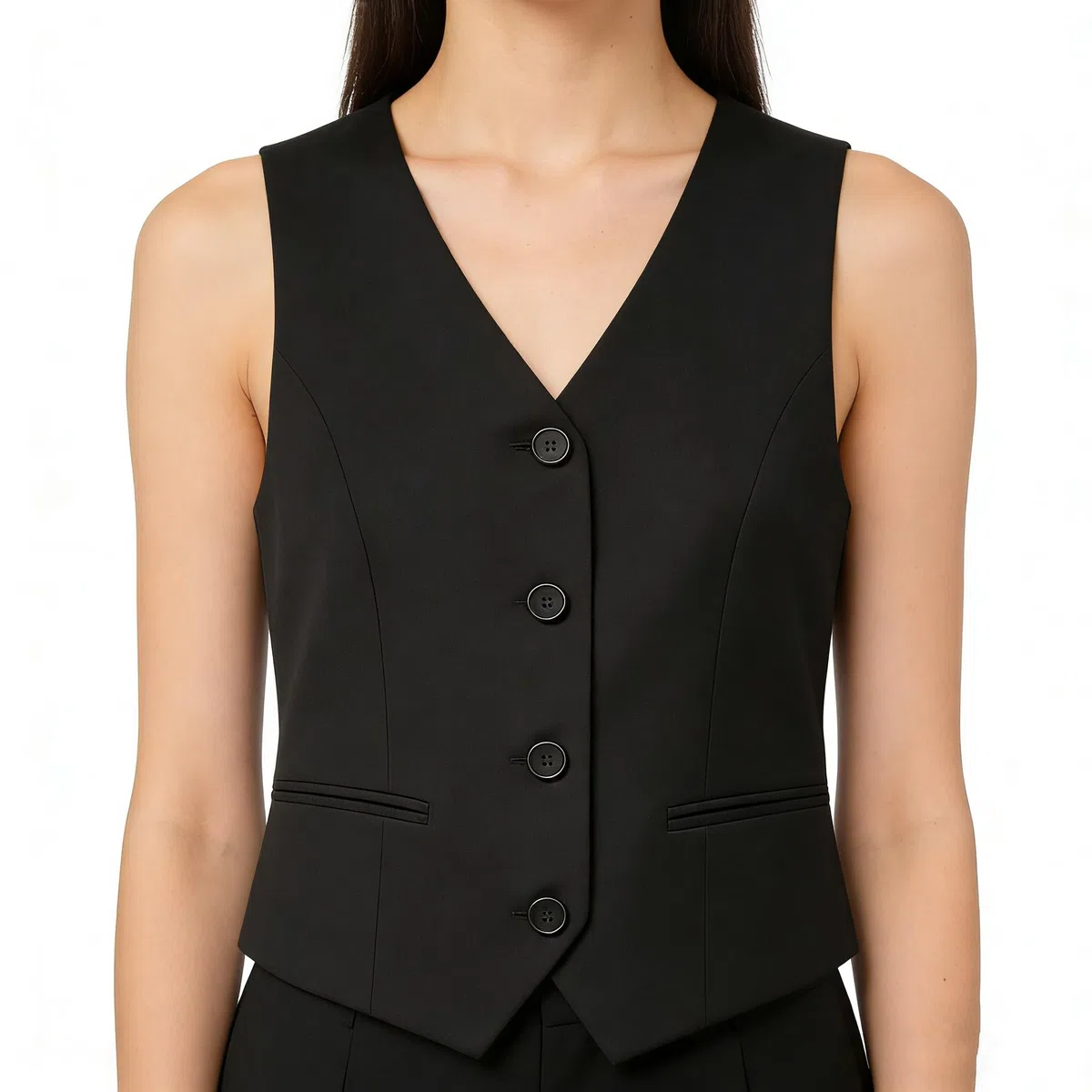 Gilet abito donna, Slim Fit, collo a V, gilet smoking, gilet abito, elegante gilet vintage, gilet abito formale casual, copertura estiva