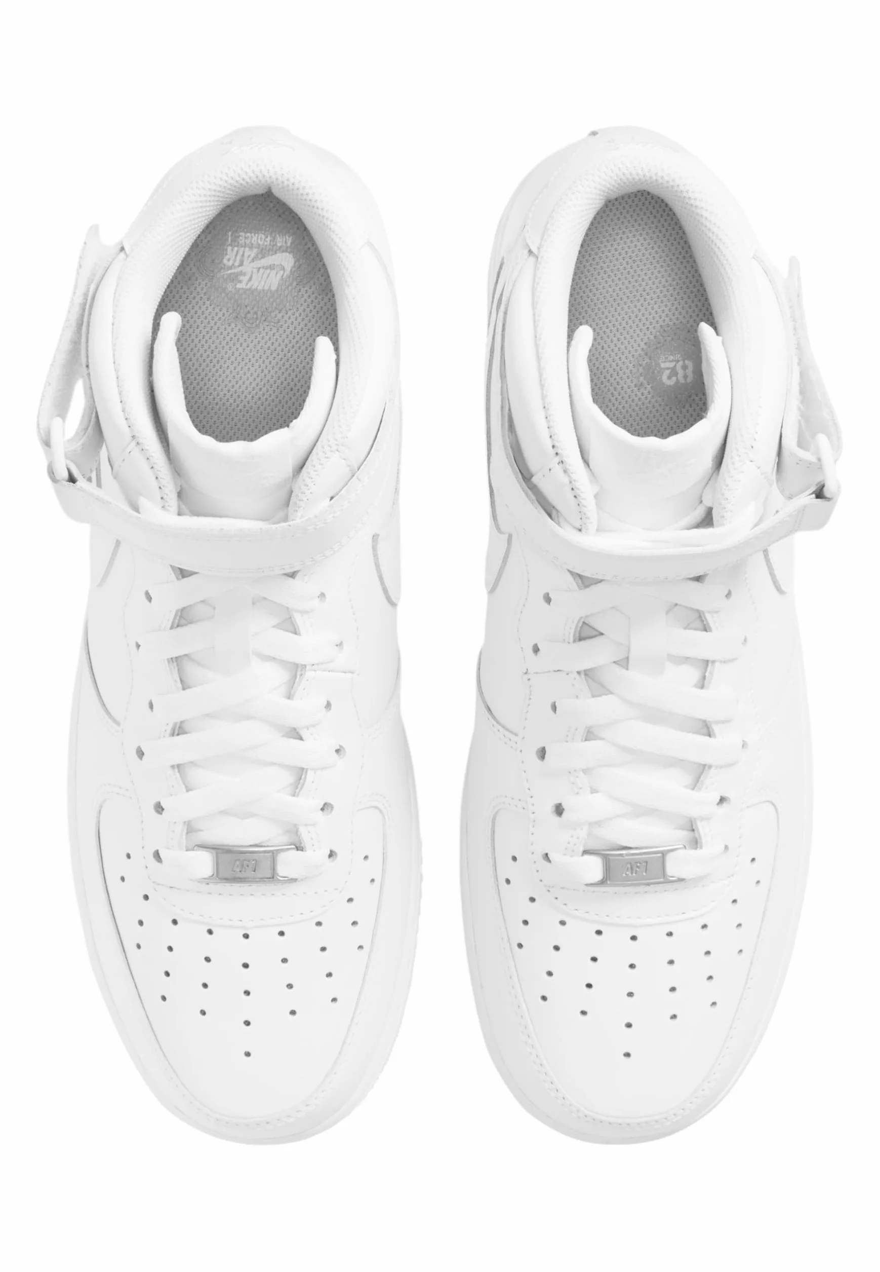 Nike CW2289-111 Air Force 1 Mid '07 Uomo, White/White EU 40