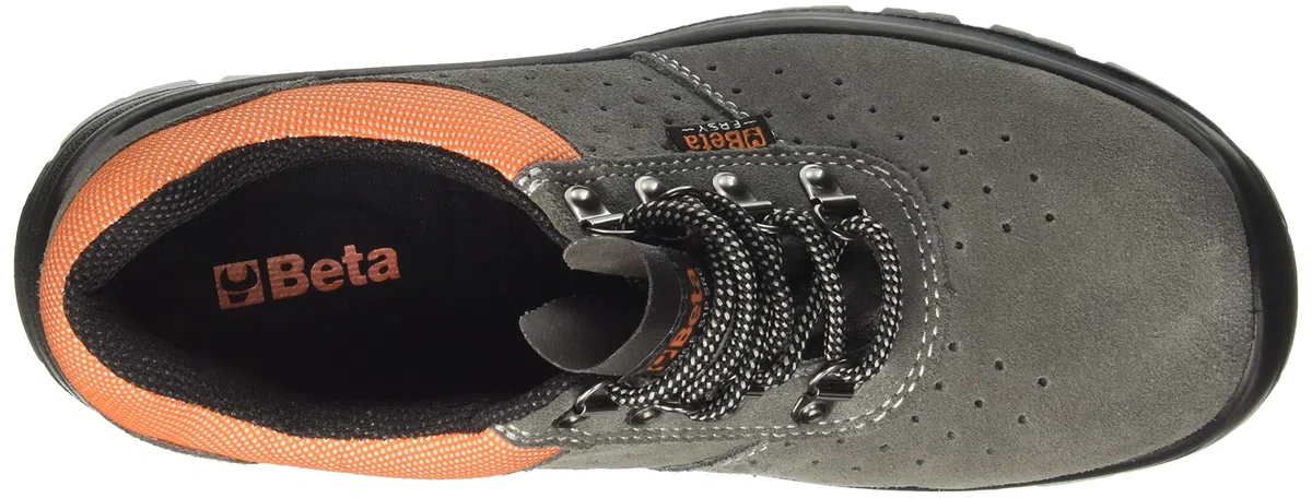 New Beta Basic Shoe Grey Suede Safety Work Shoes 7246E S1P