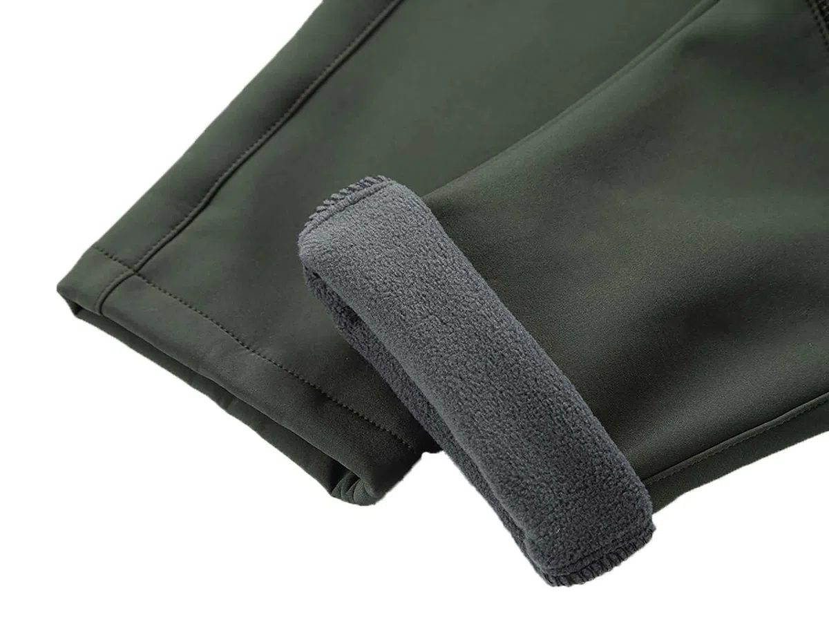 Echinodon Pantaloni softshell per bambini, imbottiti, impermeabili, antivento, per bambini, per attività all'aria aperta, per lo sport, il tempo libero, l'autunno e l'inverno